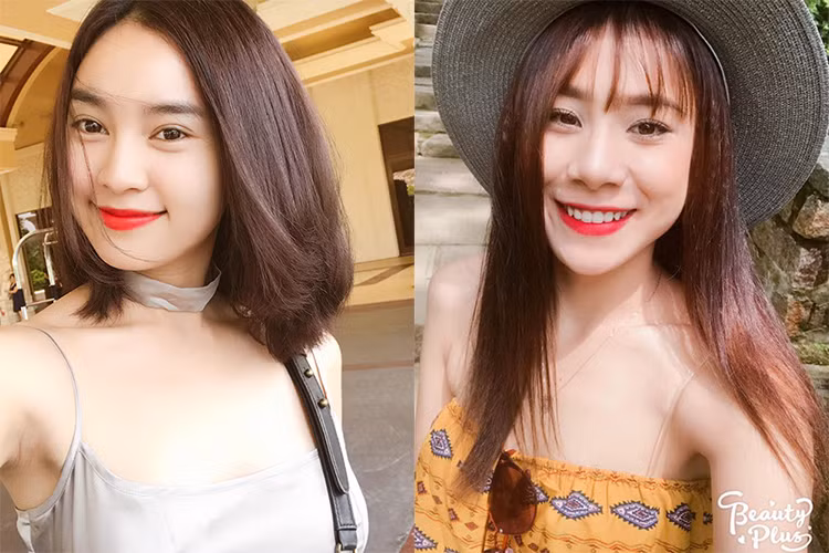 Tình cũ và tình mới tin đồn của Minh Luân gợi cảm không kém cạnh nhau khi chụp ảnh ở đời thường. Ảnh: FBNV