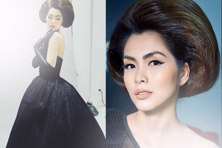Hình ảnh Tăng Thanh Hà gợi cảm ở hậu trường chụp ảnh từng được NTK Đỗ Mạnh Cường đăng tải trên trang cá nhân. Ảnh: Khám phá
