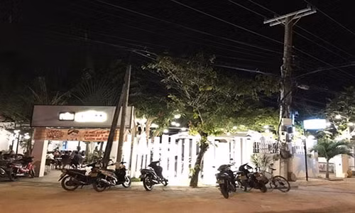 Quán cà phê nơi xảy ra sự việc. Ảnh: PLO