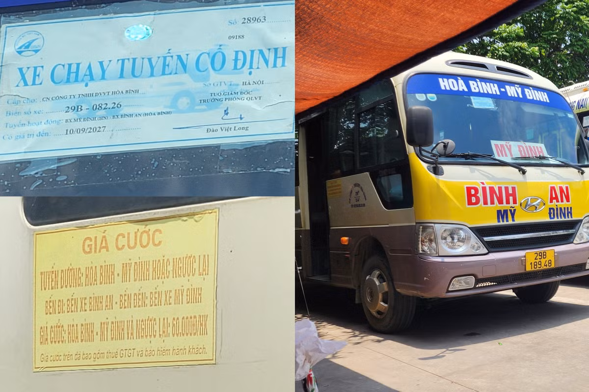 Nghi vấn nhà xe Bình An phá luồng tuyến vận tải liên tỉnh Hoà Bình - Hà Nội (Kỳ 1) Nghi van nha xe Binh An pha luong tuyen van tai lien tinh Hoa Binh - Ha Noi (Ky 1)