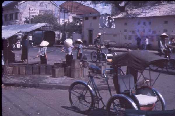 Khu vực ngã năm chợ Thái Bình. Ảnh: Oldspooksandspies.org