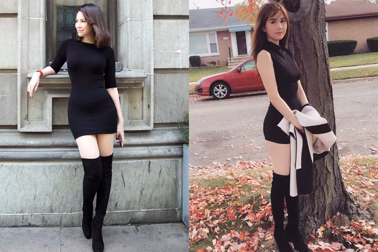 Lan Phương hơn Ngọc Trinh 8 tuổi nhưng sở hữu nhan sắc không kém cạnh. (Ảnh: FBNV)