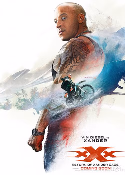 Các bom tấn dịp Tết Nguyên Đán 2017 còn gồm có “XXX phản đòn”. Phim có sự tham gia của: Vin Diesel, Chân Tử Đan, Ngô Diệc Phàm, Samuel L. Jackson, Nina Dobrev... Đây là tác phẩm đánh dấu sự trở lại của Vin Diesel với bộ phim đã đưa tên tuổi anh nổi tiếng. (Ảnh: Maskonline)