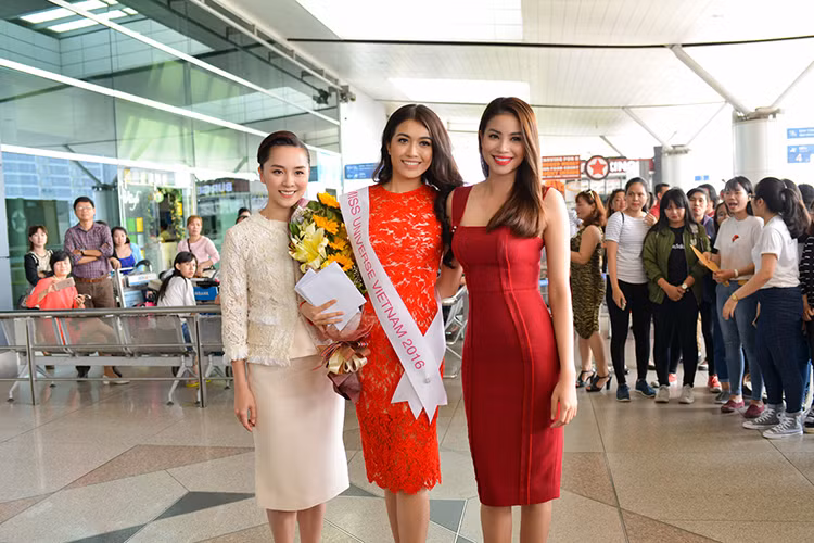 Pham Huong, Thien Ly tien Le Hang di thi Miss Universe 2016