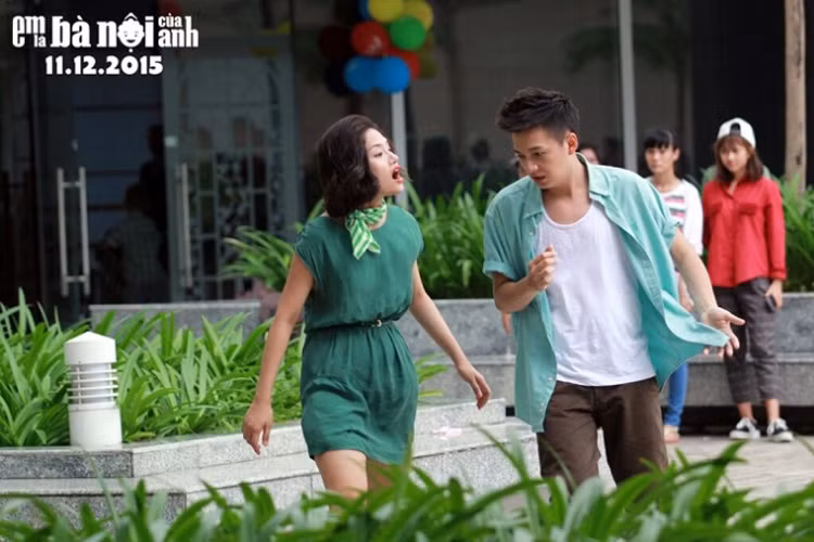 Trước “Cô gái đến từ hôm qua”, Miu Lê và Ngô Kiến Huy rất ăn ý khi từng đóng chung “Em là bà nội của anh”- bộ phim Việt từng thu được hơn 100 tỷ đồng vào cuối năm 2015. (Ảnh: Báo giao thông)