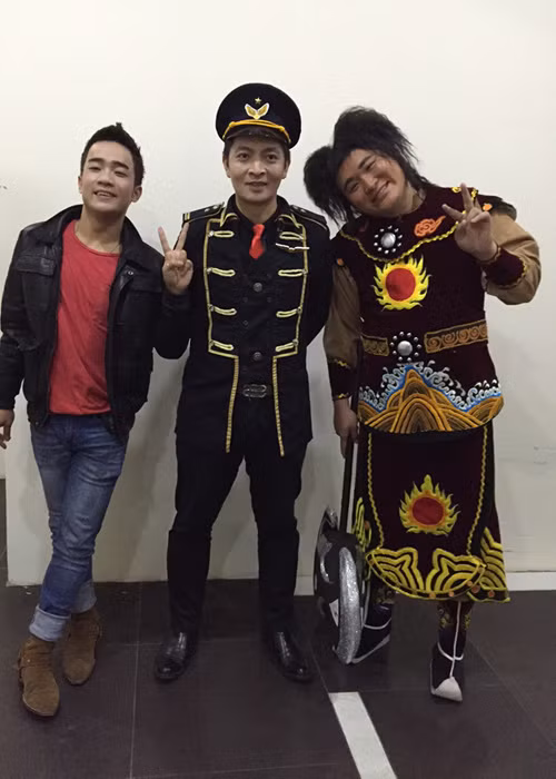Dàn diễn viên trẻ tham gia Táo quân năm nay gồm: Lưu Mạnh Dũng, Ngô Quân Anh và Đỗ Duy Nam (từ phải sang trái). (Ảnh: Thể thao văn hóa)
