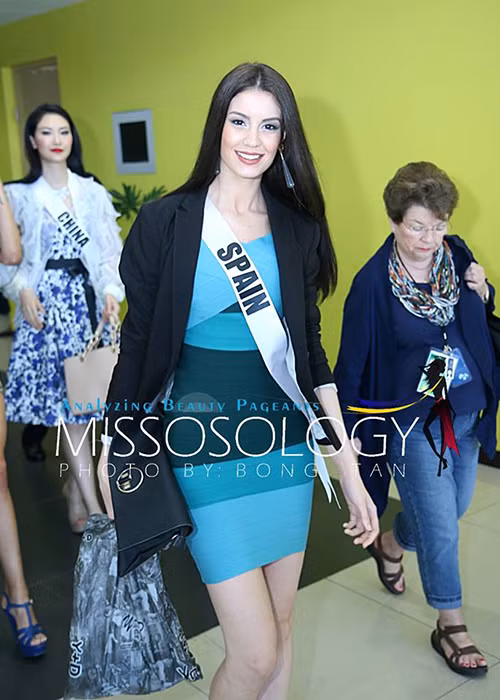 Được dự đoán về thứ 10 trong chung kết cuộc thi Miss Universe 2016, Noelia Freire sở hữu vẻ đẹp đậm chất Tây Ban Nha. Dù có thể không ăn ảnh nhưng ở cô toát lên hào quang chiến thắng. 