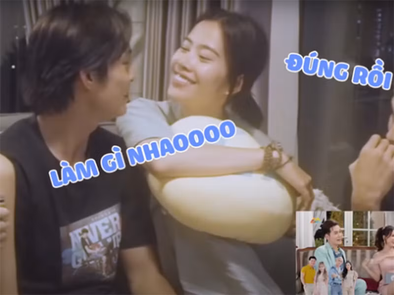 Trước khi công khai hẹn hò, Nam Em và Lãnh Thanh dành cho nhau không ít cử chỉ thân mật. Ảnh: Vietnamnet