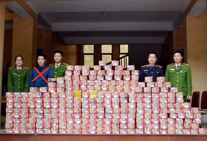 Nghe An: Bat doi tuong xay ham bi mat, tang tru hon 700kg phao trai phep