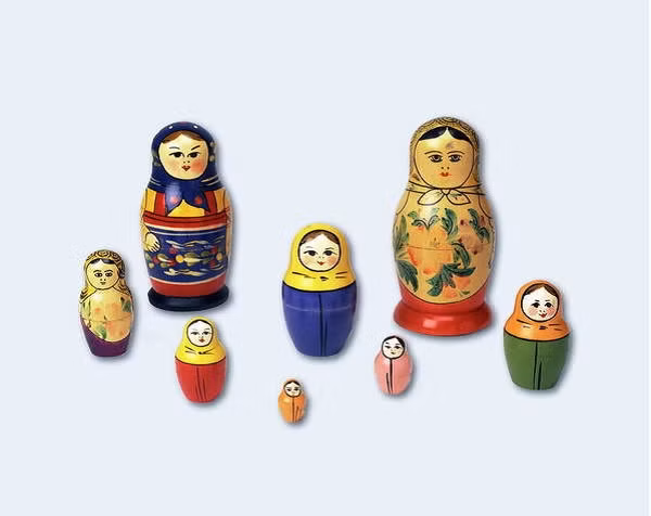 Đây là lý do tại sao có 8 con búp bê trong bộ Matryoshka ban đầu.