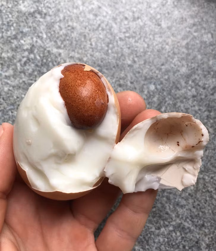 Một quả trứng bên trong một quả trứng khác, kỳ lạ đấy nhưng hoàn toàn có thể xảy ra.