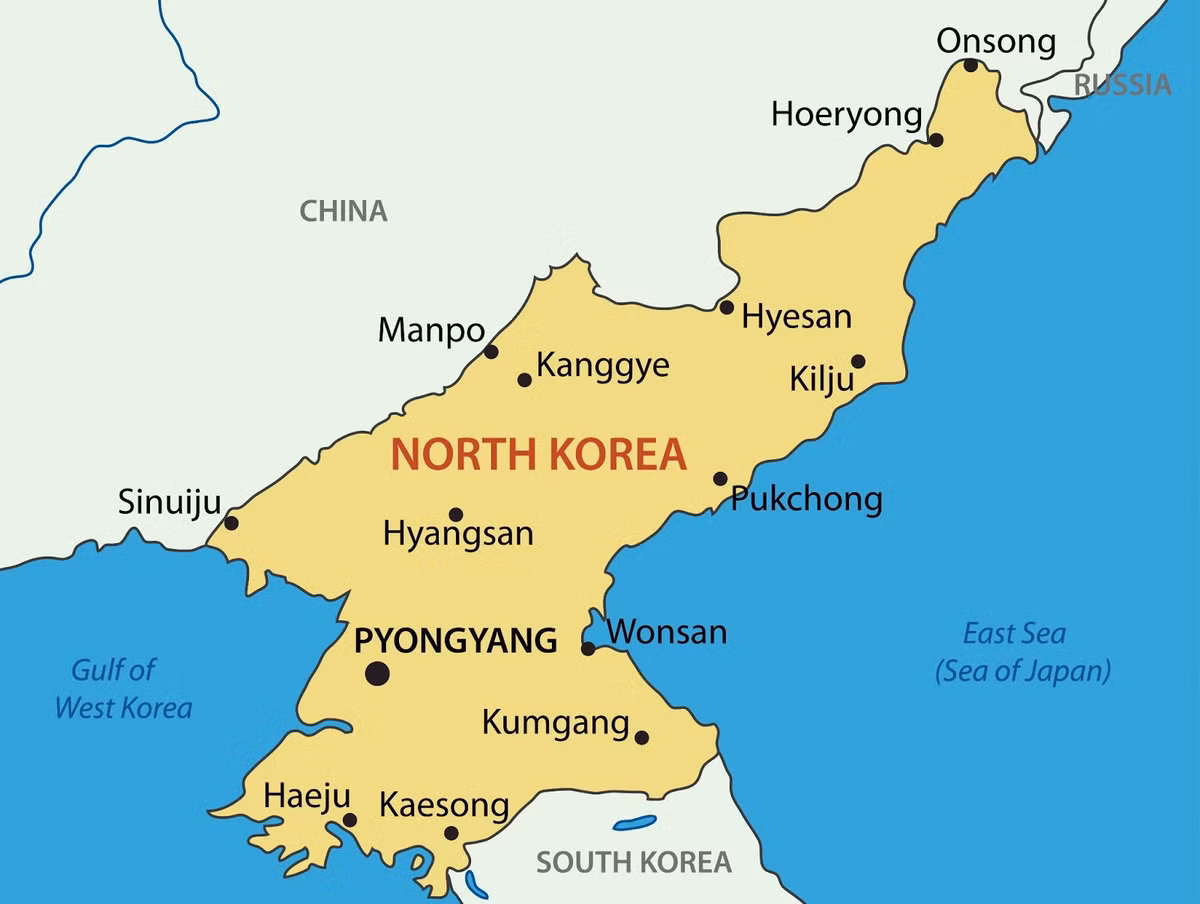 Triều Tiên có diện tích 120.538 km2, xấp xỉ kích thước của Pennsylvania, tiểu bang phía đông nước Mỹ.