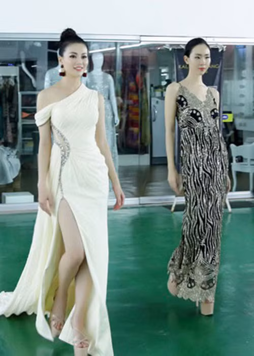 Tập luyện trong điều kiện không như mơ giúp Phương Khánh rèn được sức bền, giúp cô theo được lịch trình dày đặc tại Hoa hậu Trái đất 2018. Ảnh: Tổ quốc