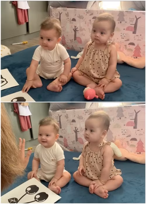 Jolie - Clara học tiếng Anh ngay từ khi còn rất nhỏ.