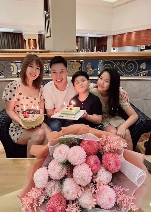 Bà xã của Mạnh Trường đang mang bầu con trai.