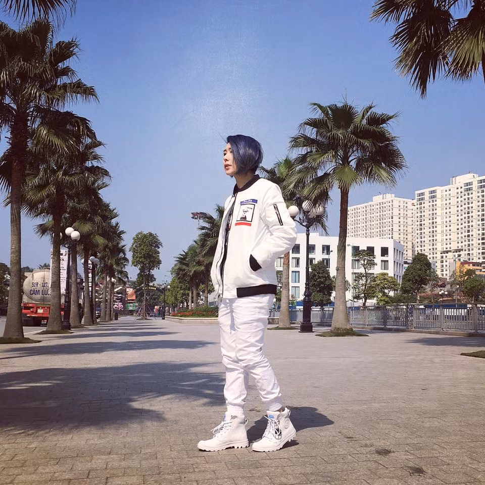 Phong cách tomboy giúp Thủy Tiên tạo ấn tượng hơn trong lòng khán giả hâm mộ... Ảnh trong bài: Facebook nhân vật.