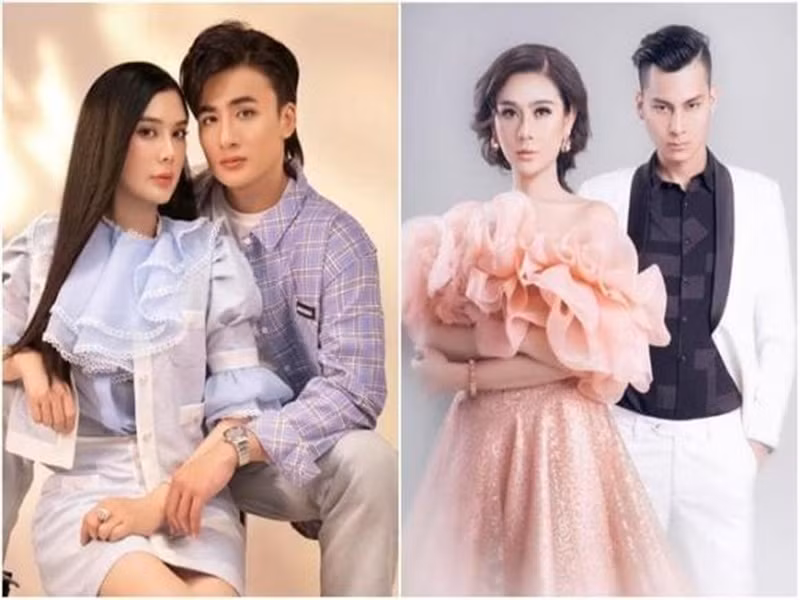 Lâm Khánh Chi từng 1 lần kết hôn. Chồng cũ của cô là Phi Hùng (phải). Sau khi ly hôn, Lâm Khánh Chi vướng tin đồn tình cảm với Song Duy. Phía Lâm Khánh Chi khẳng định Song Duy chỉ là trợ lý của nữ ca sĩ. Ảnh: Công lý và xã hội