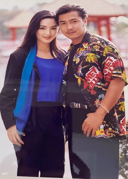 Trong các phim, Lý Hùng thường đóng vai cảnh sát còn Giáng My vào vai bạn gái của nam diễn viên. Ảnh: Vietnamnet