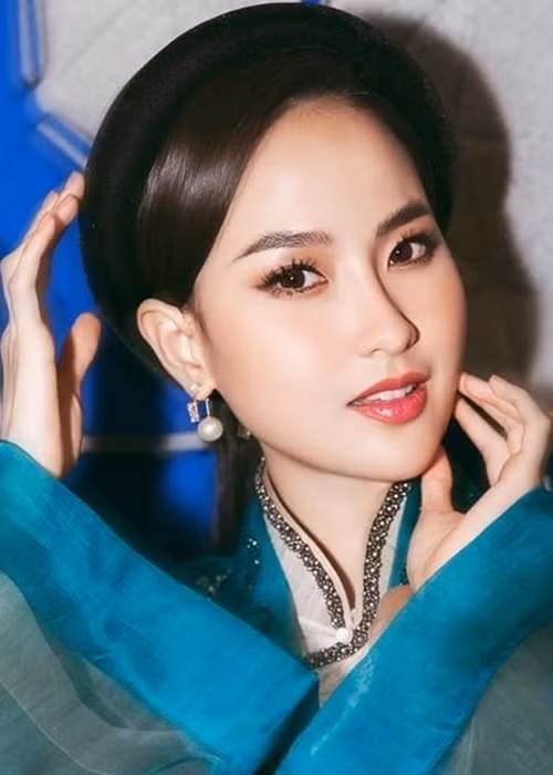 Hình ảnh Khánh Vân tham gia một buổi trình diễn vào tháng 1/2022. Ảnh: Instagram