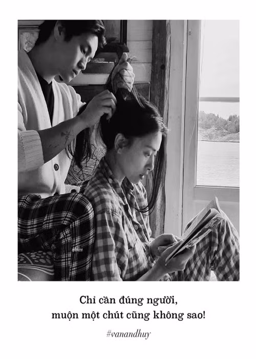 Đôi uyên ương cho rằng chỉ cần đúng người, muộn một chút cũng không sao.