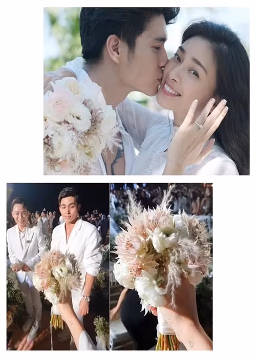Hồi năm 2019, Jun Phạm là người giật được hoa cưới rồi đưa Ngô Thanh Vân. Anh nhắn nhủ nàng đả nữ: "Hạnh phúc của mình phải đấu tranh giành lấy". Không thể từ chối tấm lòng của Jun Phạm, Ngô Thanh Vân nhận hoa cưới. Cô chia sẻ: "Đi làm thì mình chủ động lắm. Chứ tình yêu thì thôi thua. Thôi vì cái lộc nên năm mới nhất quyết giật coi có được may mắn không nhá”. Khi cầu hôn Ngô Thanh Vân, Huy Trần đã khéo chọn bó hoa giống hoa cưới nàng đả nữ bị “ép” lấy.