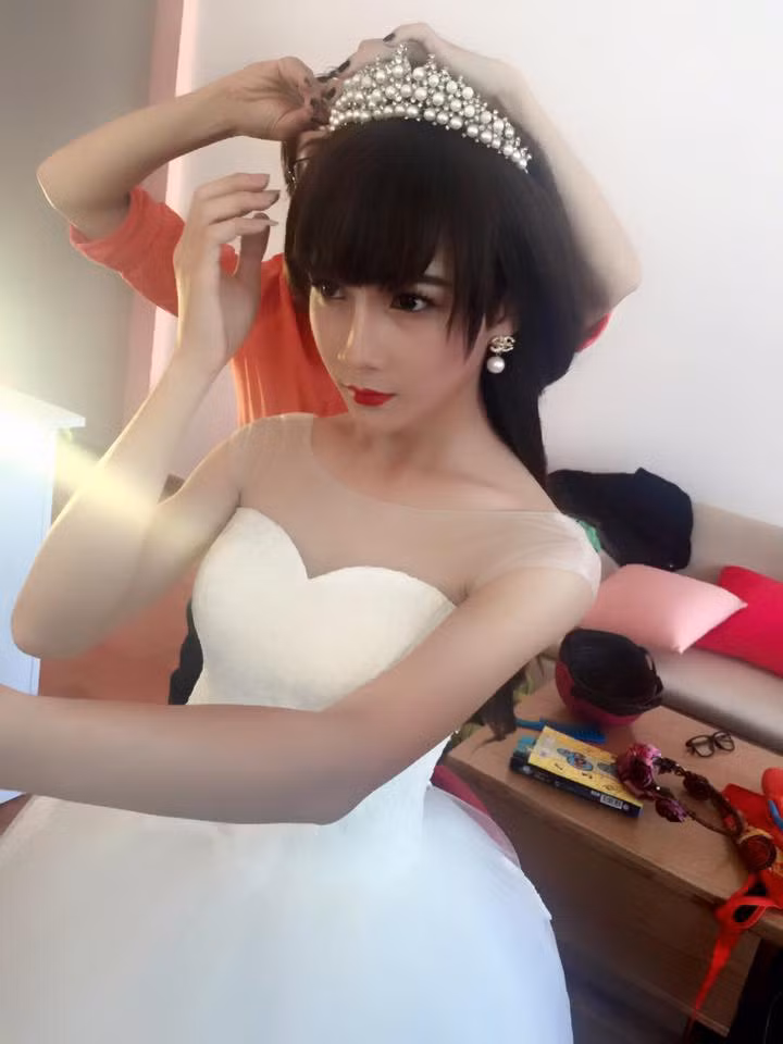 Ngắm tạo hình cô dâu cực đáng yêu của chàng trai “xinh gái”.