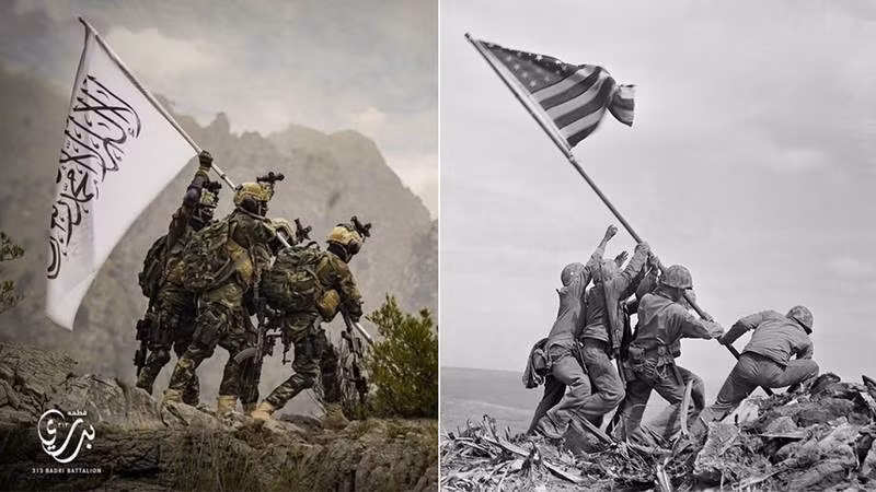Điều “đau lòng” hơn nữa là những chiến binh tinh nhuệ của Taliban thuộc Tiểu đoàn đặc nhiệm Batri 313, lại trang bị đầy đủ các trang thiết bị chiến đấu của Mỹ; trên đầu rất dễ thấy những chiếc kính nhìn đêm của Mỹ.