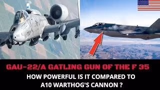 Theo thông tin, pháo GAU-22/A Gatling được lắp phía trên và hơi lùi sau khe hút gió bên trái của F-35B, cơ số đạn 220 viên, tốc độ bắn lên tới 3.300 viên/phút. Trong khi bắn, cửa sẽ mở ra, lúc này F-35B sẽ mất khả năng tàng hình.