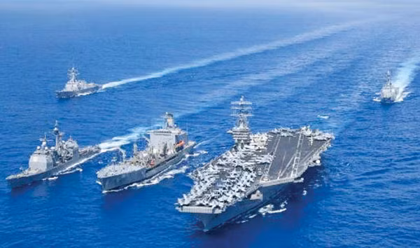 Mỹ cùng với các đồng minh NATO, đang tăng cường các hoạt động ở vùng biển này trong thời gian qua, mục đích nhằm phô diễn sức mạnh ở Biển Đông thông qua các cuộc tập trận và hoạt động tự do hàng hải.