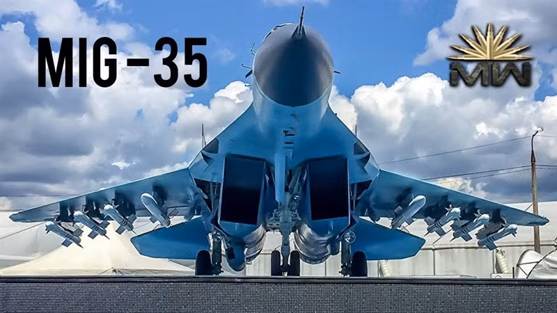 Với radar mảng pha điện tử quét chủ động (EASA), MiG-35 có thể sử dụng hầu hết các loại vũ khí tiên tiến hiện có của Nga; tiêm kích đa năng MiG-35 cũng được trang bị một pháo hàng không GS-30-1 (cơ số đạn 100 viên) và có thể mang được bom có trọng lượng đến 500kg.