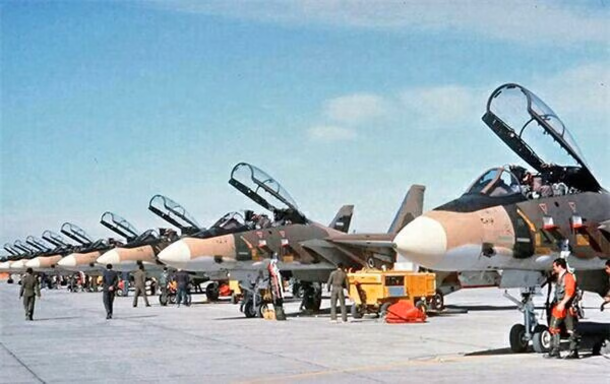 Tuy nhiên, trang bị vũ khí của quân đội Pahlavi vẫn đang phát triển nhanh chóng; Iran có gần như mọi thứ vũ khí hiện đại mà Iran yêu cầu, từ vũ khí hạng nhẹ đến xe tăng, cho đến máy bay chiến đấu hàng đầu khi đó là F-14.