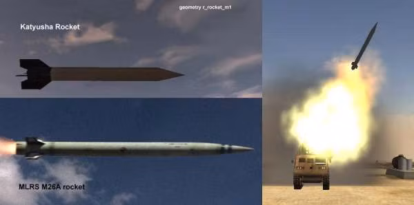 Thay vì đầu đạn đơn, thì một đạn rocket M26, sẽ mang theo 644 quả đạn con, có kích thước bằng lựu đạn cầm tay; khi đến gần mục tiêu, đạn mẹ sẽ được kích nổ, rải 644 đạn con ra một khu vực rộng lớn, gây sát thương cho bộ binh đối phương.