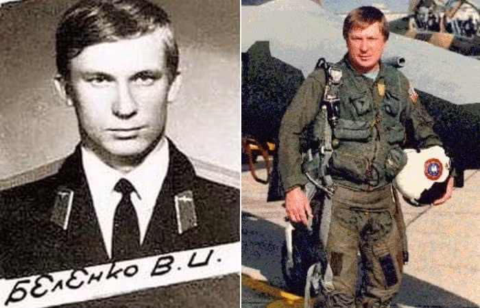Để điều khiển chiếc MiG-25 lúc đó, người lái nó cũng là những người “tinh nhuệ” trong lực lượng Không quân Liên Xô; nhưng viên phi công này lại bị cấp trên nhầm là bệnh tâm thần. Bị nhốt trong bệnh viện tâm thần, viên phi công mang trong mình mối hận thù dẫn đến những vụ đào tẩu sau đó. Ảnh: Phi công Belenko, người lái MiG-25 đào tẩu sang Nhật Bản.