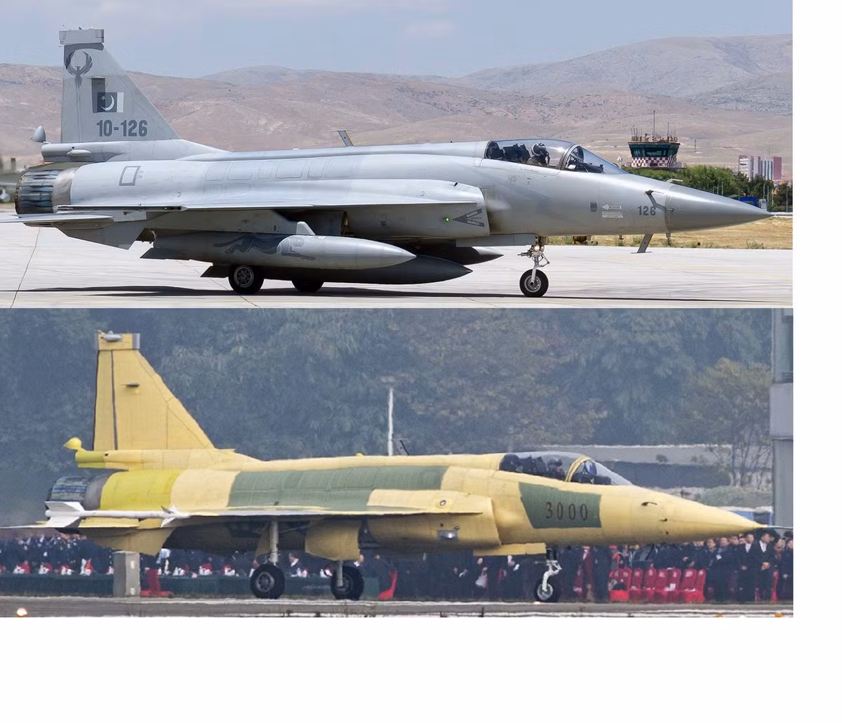 Trong đó, phiên bản JF-17 Block 3 là phiên bản hiện đại nhất hiện nay của dòng máy bay chiến đấu này. Nó chỉ vừa mới được bay thử nghiệm vào năm 2019 với quảng cáo là có nhiều tính năng nâng cấp vượt trội so với phiên bản Block 2 tiền nhiệm. Nguồn ảnh: Sina.