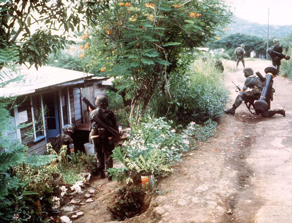 Ngày thứ 3 là ngày quân đội Mỹ tiến hành truy quét các khu vực phản kháng còn lại của Grenada. Trong khi nó không tốn nhiều công sức, những tai nạn liên tiếp trong quân đội Mỹ khiến thêm nhiều binh sĩ thiệt mạng, buộc họ phải xem xét lại khả năng chiến đấu của quân đội sau sự kiện này. Đến ngày 29/10/1983, hành động quân sự cuối cùng kết thúc khi toàn bộ lính Grenada vứt vũ khí và đầu hàng.