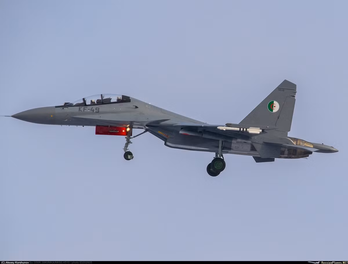 Xương sống của phi đội bao gồm khoảng 45 máy bay chiến đấu hạng nặng Su-30MKA, một phiên bản thế hệ 4+ tiên tiến của thiết kế Su-30, với các cảm biến mạnh mẽ, hiệu suất bay ấn tượng và khả năng tấn công mọi mục tiêu với một kho vũ khí đa dạng. 