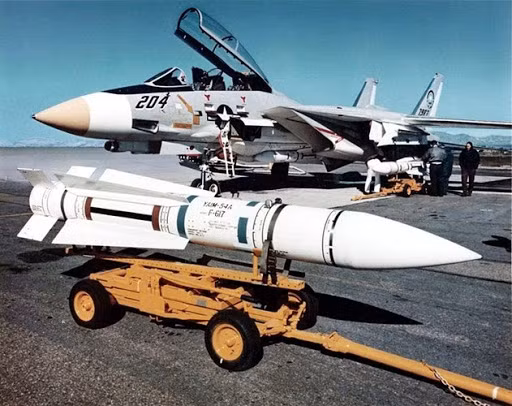 Tên lửa AIM-54 rất thích hợp để bố trí radar trong tên lửa, do có đường kính lớn, để chứa động cơ tên lửa giành cho không chiến tầm xa và đầu đạn hạng nặng cần thiết, để tiêu diệt máy bay ném bom Liên Xô.