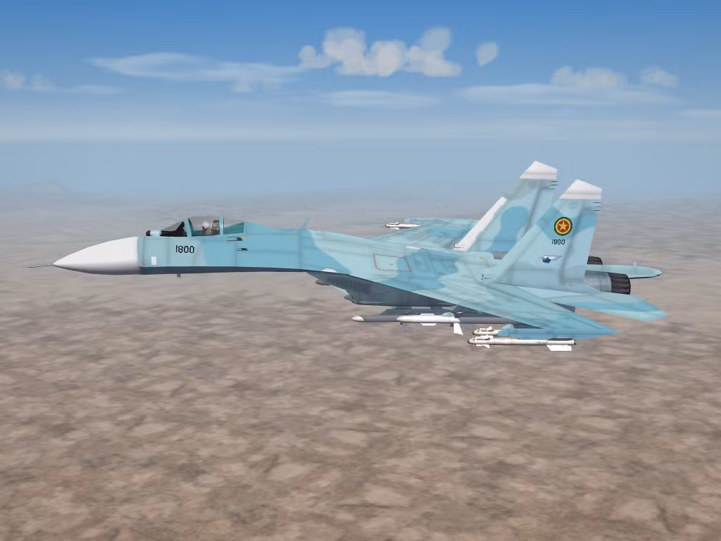 Tiếp theo là tiêm kích hạng nặng Su-27SK của Không quân Ethiopia. Su-27 trước đây được đánh giá là máy bay chiến đấu tốt nhất ở châu Phi, và trong những năm Chiến tranh Lạnh, nó chỉ đứng sau máy bay chiến đấu F-14D Tomcat của Mỹ về khả năng không đối không.