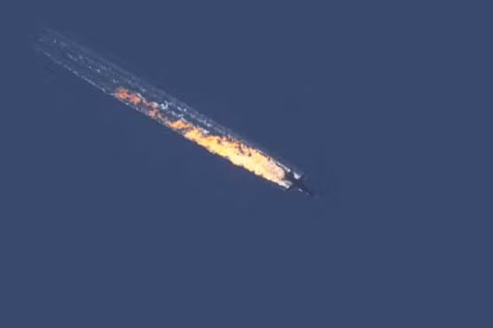 Bộ quốc phòng Nga khẳng định, máy bay Su-24M của họ không hề xâm phạm không phận của Thổ Nhĩ Kỳ và đang bay ở độ cao 6.000 mét khi xảy ra vụ việc. Nguồn ảnh: CNBC.