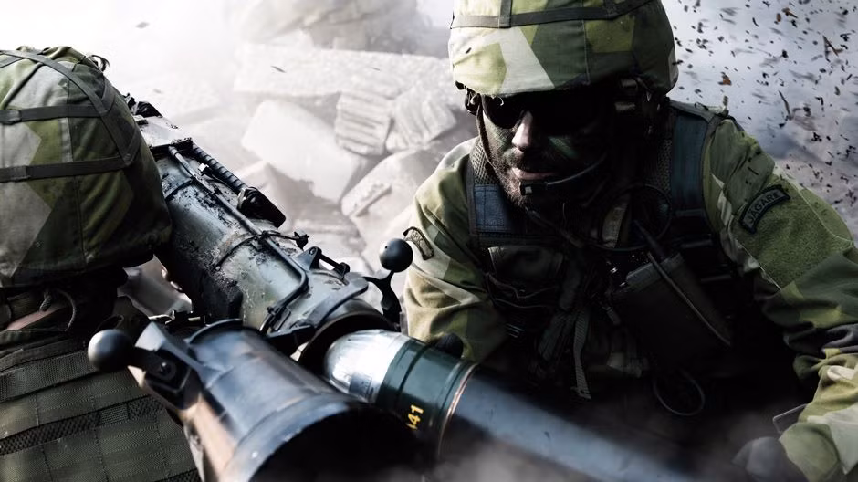 Chiều dài của Carl-Gustaf M4 được rút ngắn xuống chỉ còn dưới 1000mm và trọng lượng của nó giảm còn dưới 7 kg - cực kỳ dễ mang vác. Thay vì các loại vật liệu thông thường, Carl-Gustaf M4 lại sử dụng vật liệu titanium cùng nhựa carbon, đảm bảo độ bền nhưng vẫn duy trì được trọng lượng nhẹ của nó. Nguồn ảnh: Saab.
