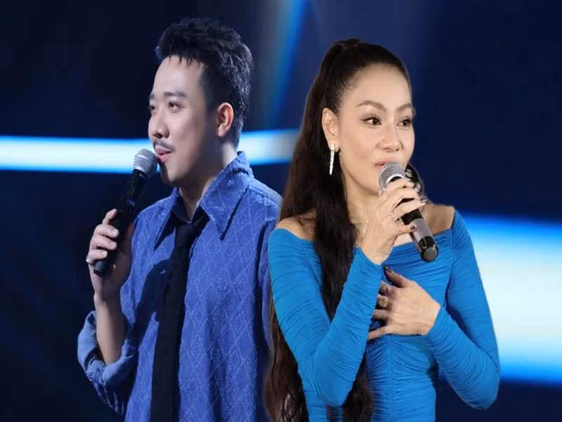 Khi còn là sinh viên, Trấn Thành thường lẻn ra phía sau hậu trường của các phòng trà để nghe Thu Minh hát. Ảnh: Saostar.