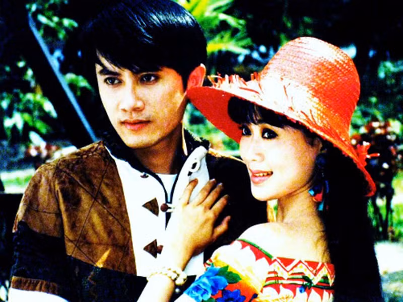 Thái San sinh năm 1974, điển trai. Anh là một trong những nam thần của màn ảnh Việt đầu thập niên 1990. Ảnh: Dân Việt.