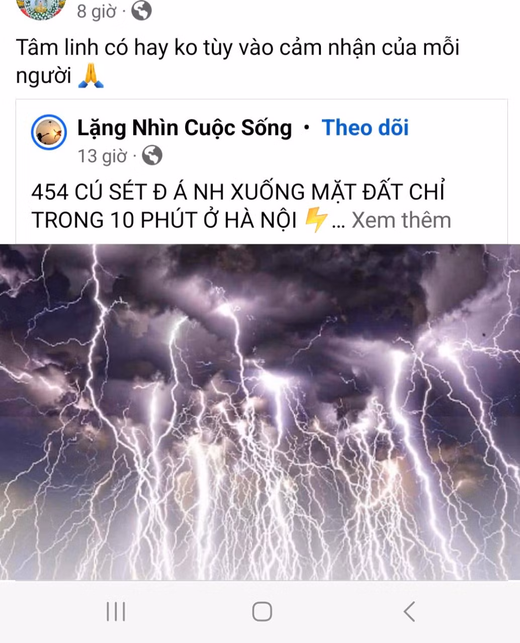 Hơn 10 ngàn cú sét đánh xuống Hà Nội có liên quan tâm linh? - Hình 3 Hon 10 ngan cu set danh xuong Ha Noi co lien quan tam linh?-Hinh-3