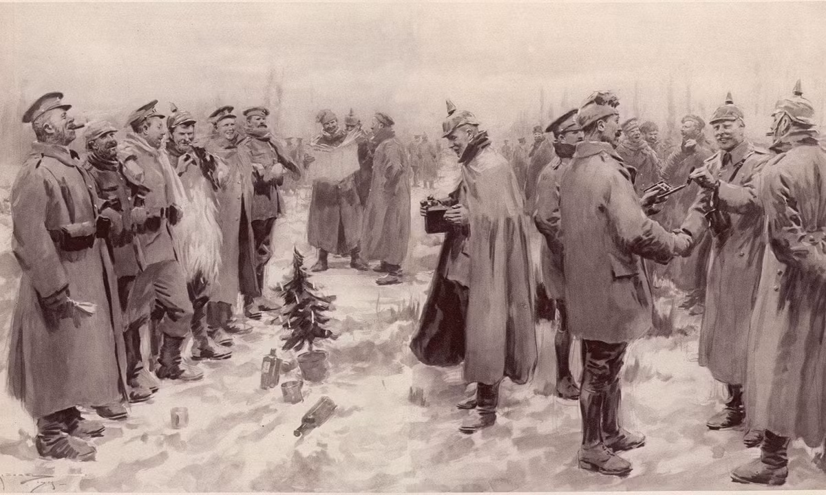 Ngày 25/12/1914 đã đi vào lịch sử thế giới là ngày đình chiến diệu kỳ trong Chiến tranh thế giới 1.