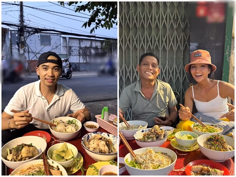Sau khi cầu hôn, Tuấn Khôi công khai gọi H'hen Niê là vợ, gọi bố của nàng hậu là bố vợ.