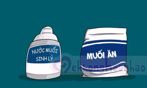 So nuoc muoi sinh ly ban, tu pha nuoc muoi co tot hon?