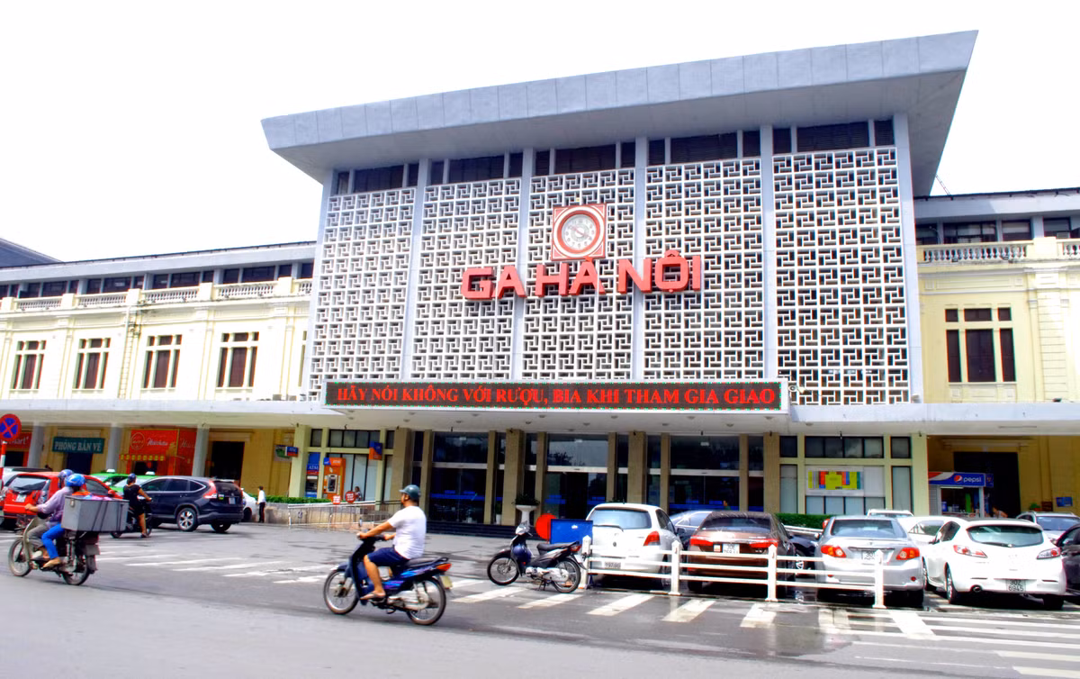 Hinh anh ga Ha Noi truoc de xuat xay cao oc 40 - 70 tang