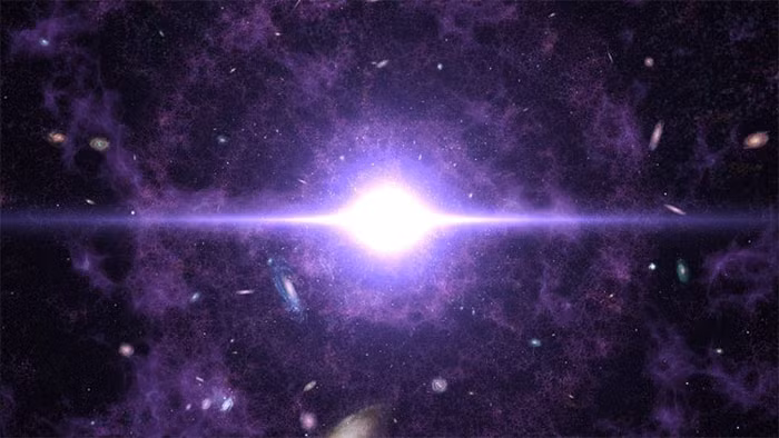 Trong một vũ trụ phẳng, các photon không bị xáo trộn, sẽ đi dọc theo các chiều song song và chúng không bao giờ tương tác.