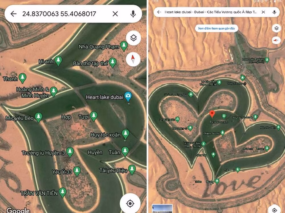 Diem check-in “sieu doc” tren Google Maps bi gioi tre lam xau