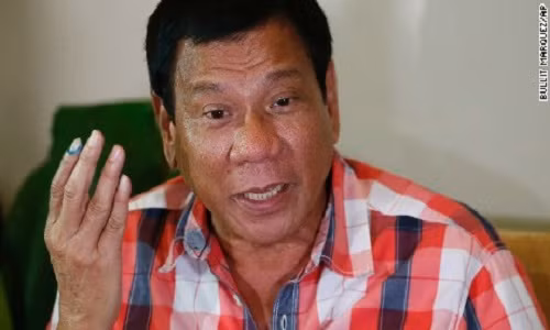 Tổng thống Philippines Rodrigo Duterte.
